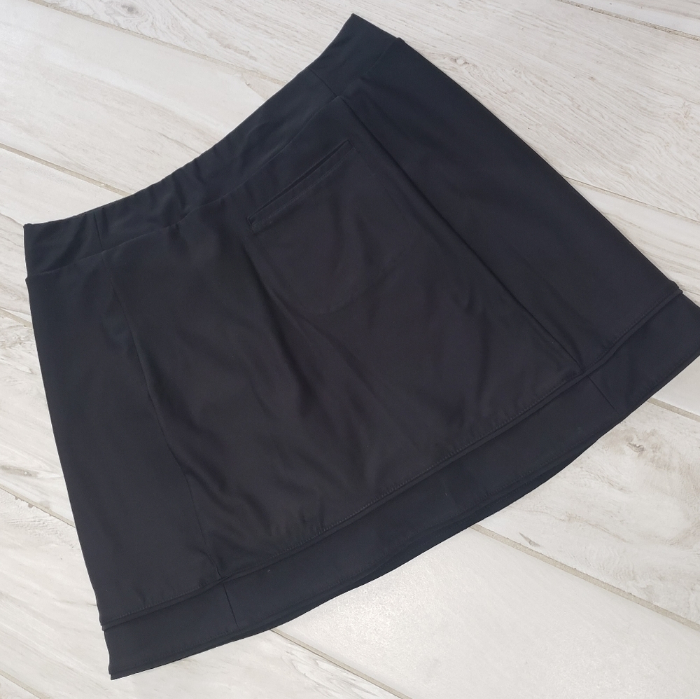 Nike Golf  Women's Black Golf Skirt Size L 12-14  Dry-Fit - Picture 7 of 12